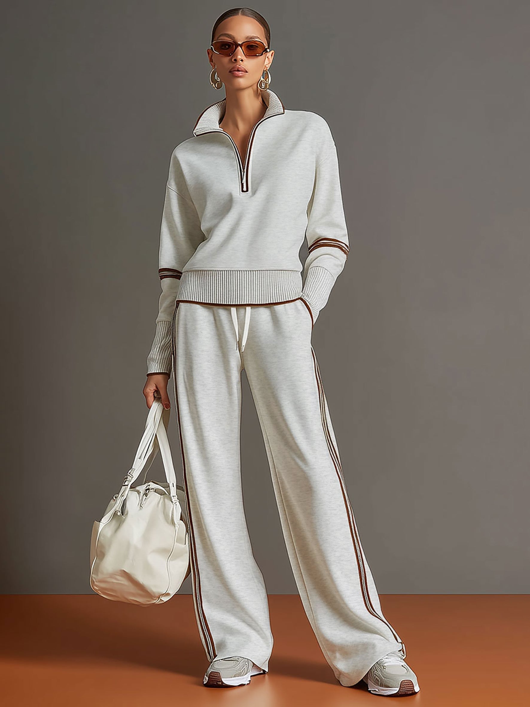 Marietta – blusa y pantalones de pierna ancha