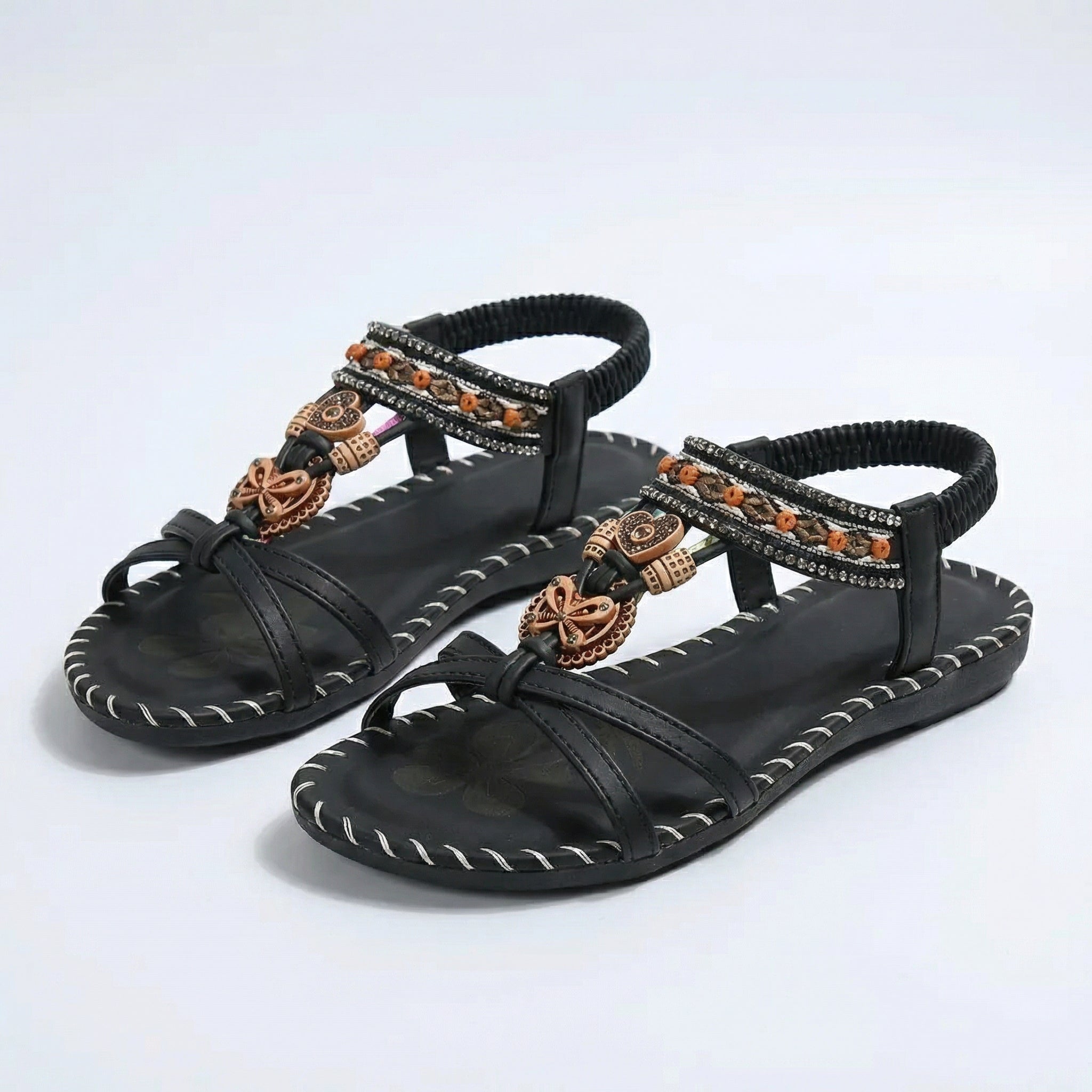 Carmen™ | Sandalias Ortopédicas de Cuero Cómodas y Elegantes (Ultraligeras)