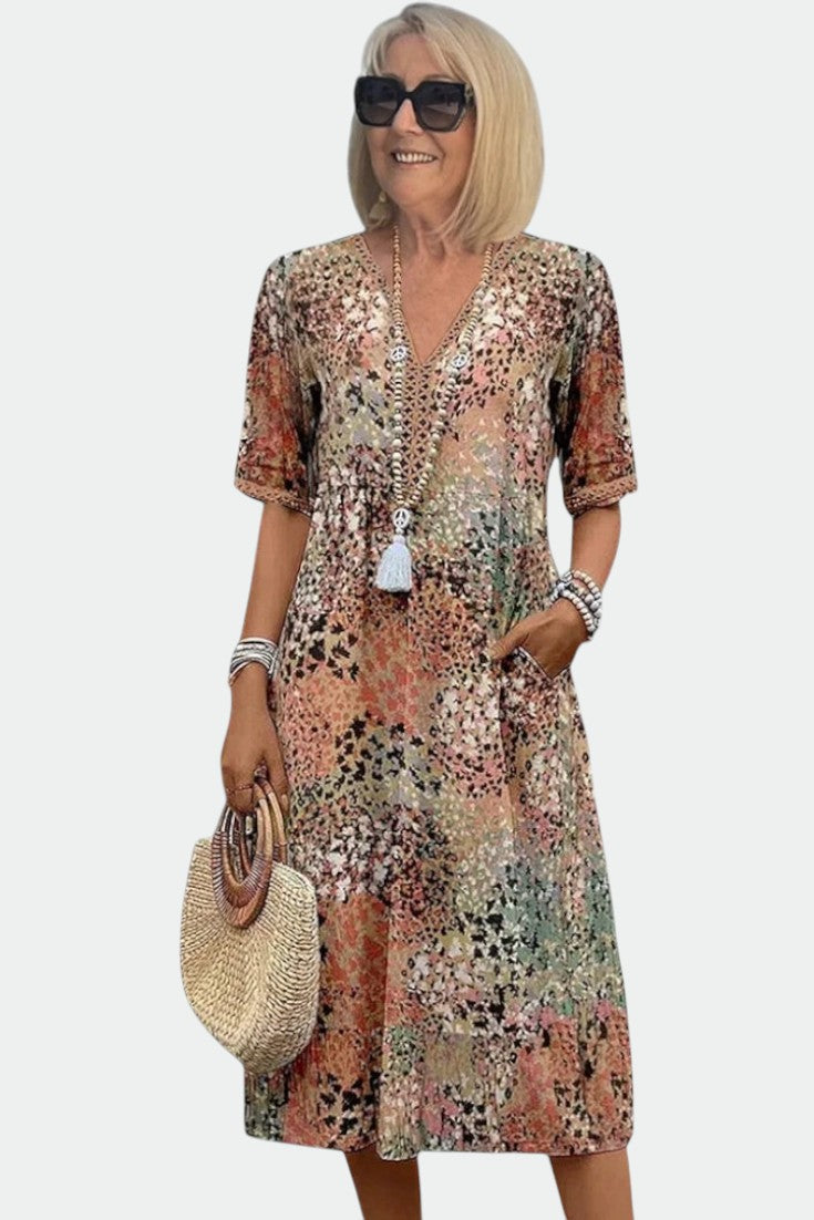 Carmen™ | Vestido Ligero Escote en V Favorecedor